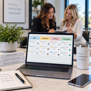 weekly operations review for lifestyle management company